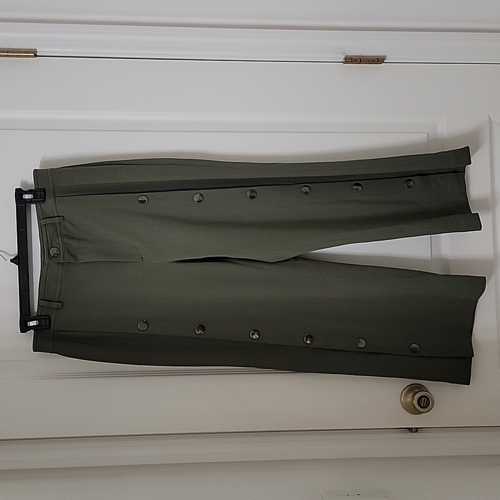 Elie Tahari Stretch Twill Snap Pant, Wide Leg, Excellent Condition, NWOT